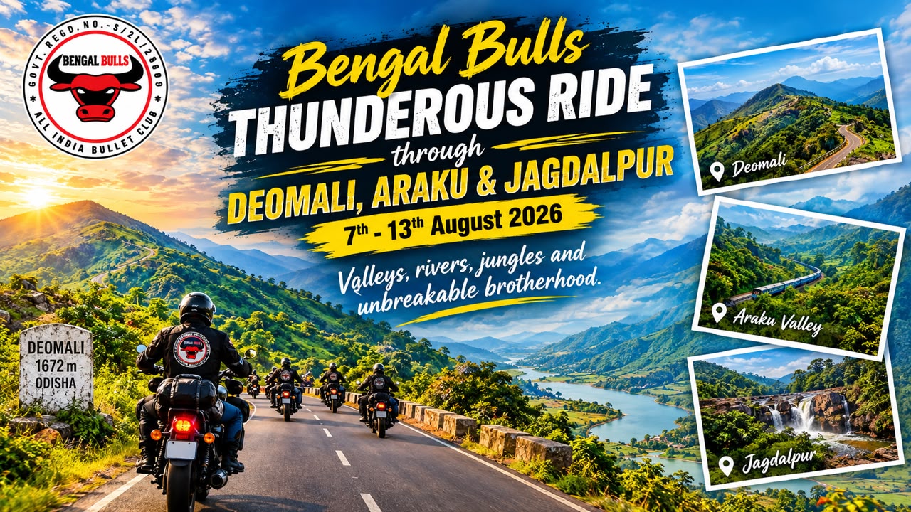 Deomali, Araku & Jagdalpur Ride (August 2026)